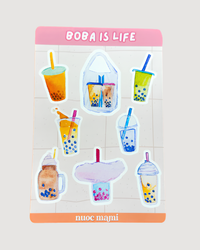 Boba is Life Sticker Sheet
