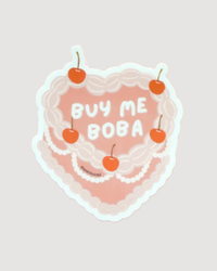 Buy Me Boba Vinyl Sticker