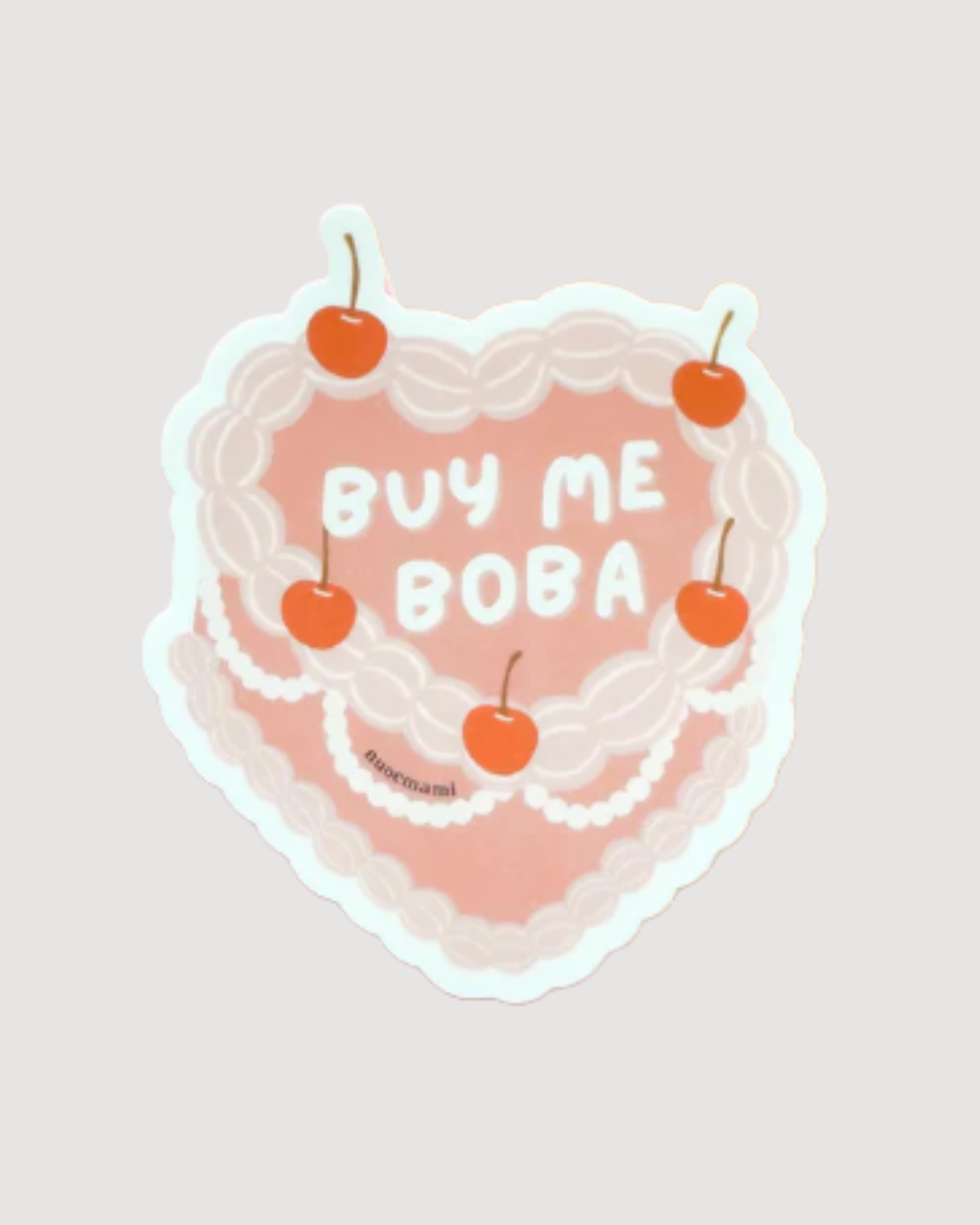 Buy Me Boba Vinyl Sticker