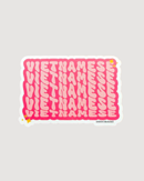 Vietnamese Vinyl Sticker