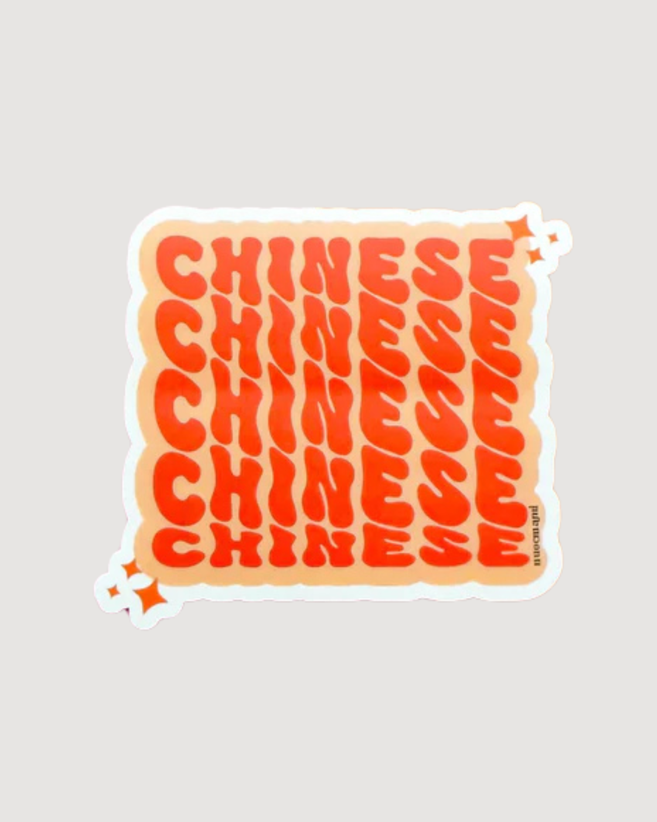 Chinese Vinyl Sticker