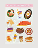 A Taste of the Philippines Sticker Sheet