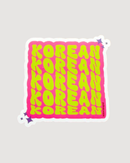 Korean Vinyl Sticker
