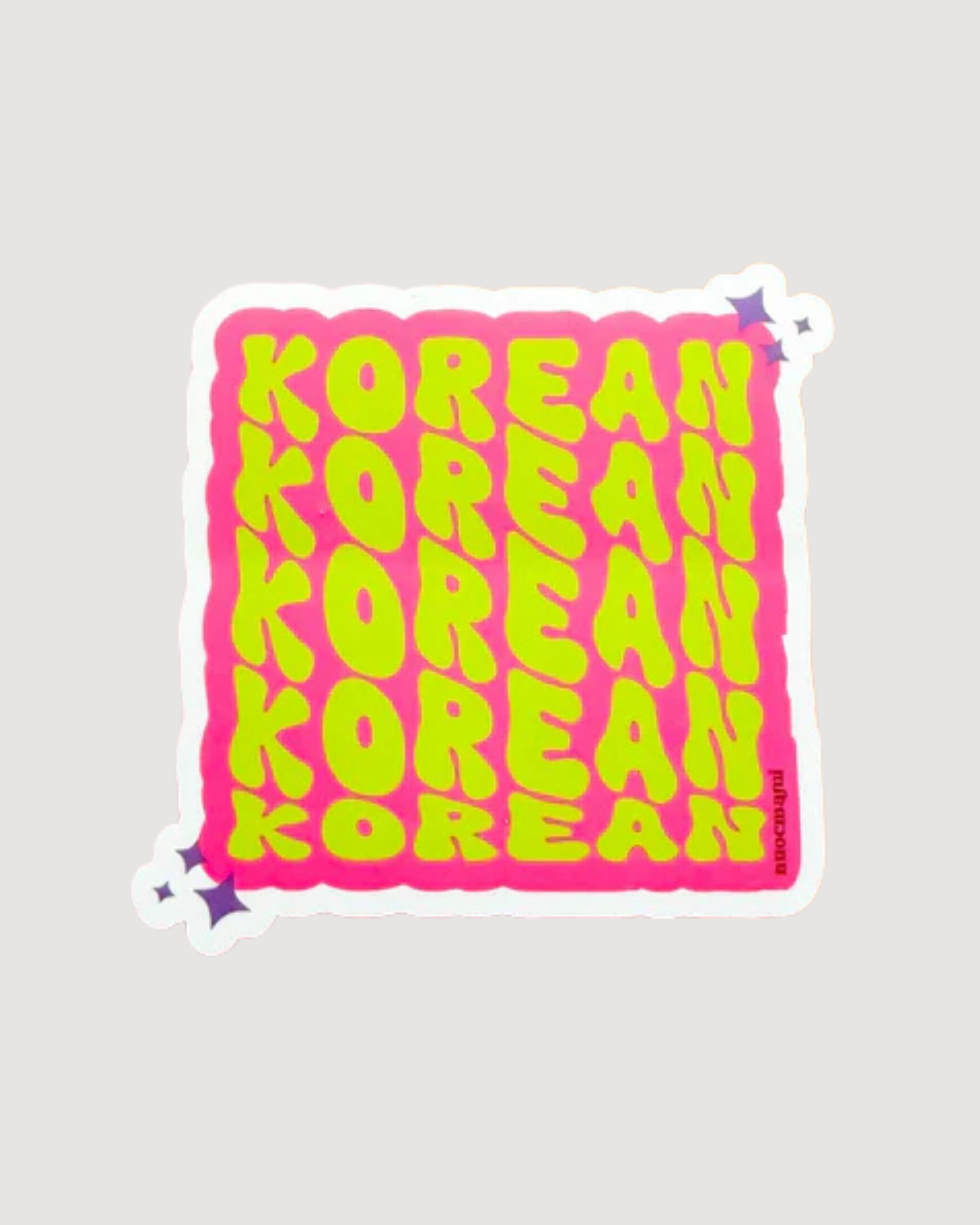 Korean Vinyl Sticker