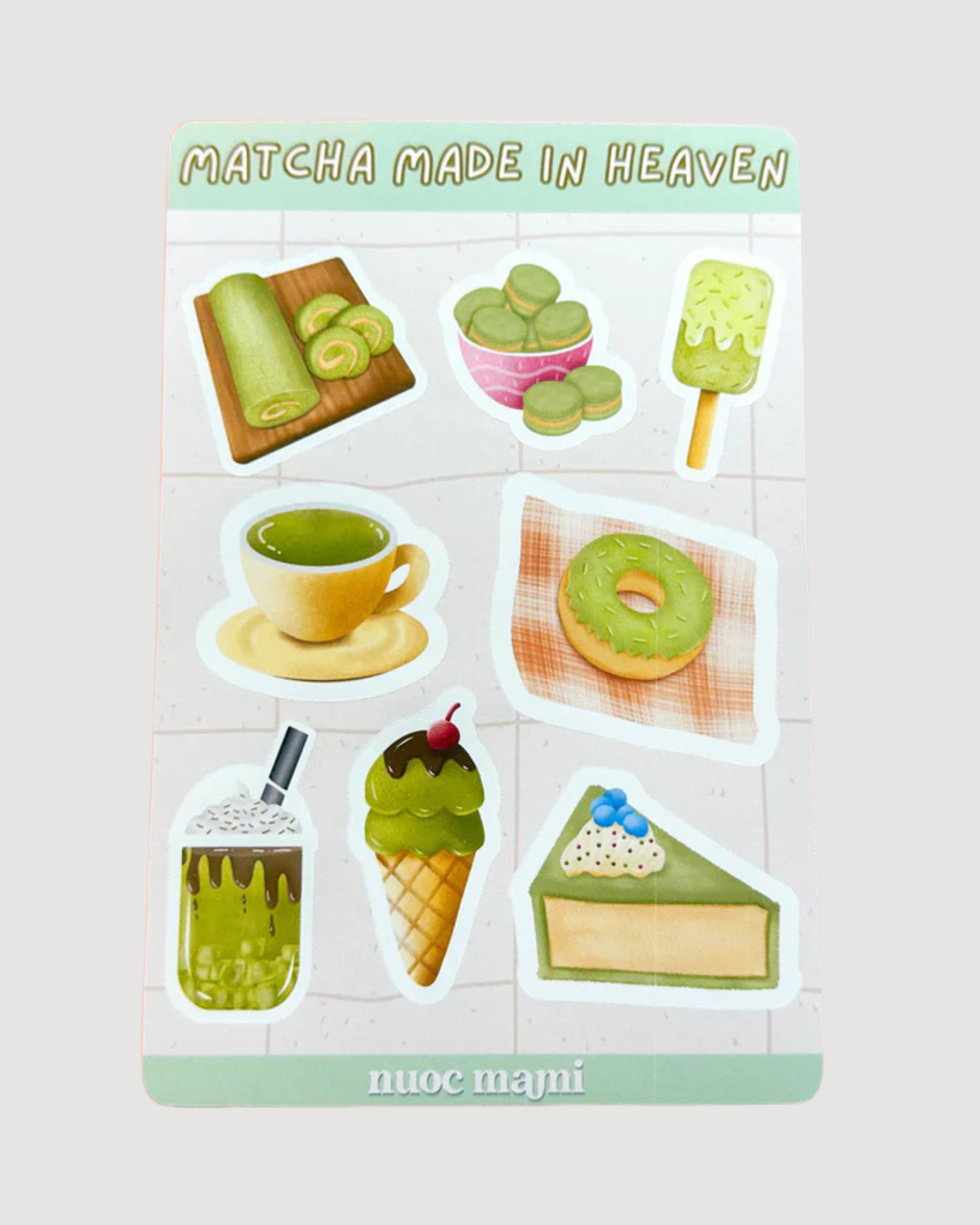 Matcha Made in Heaven Sticker Sheet