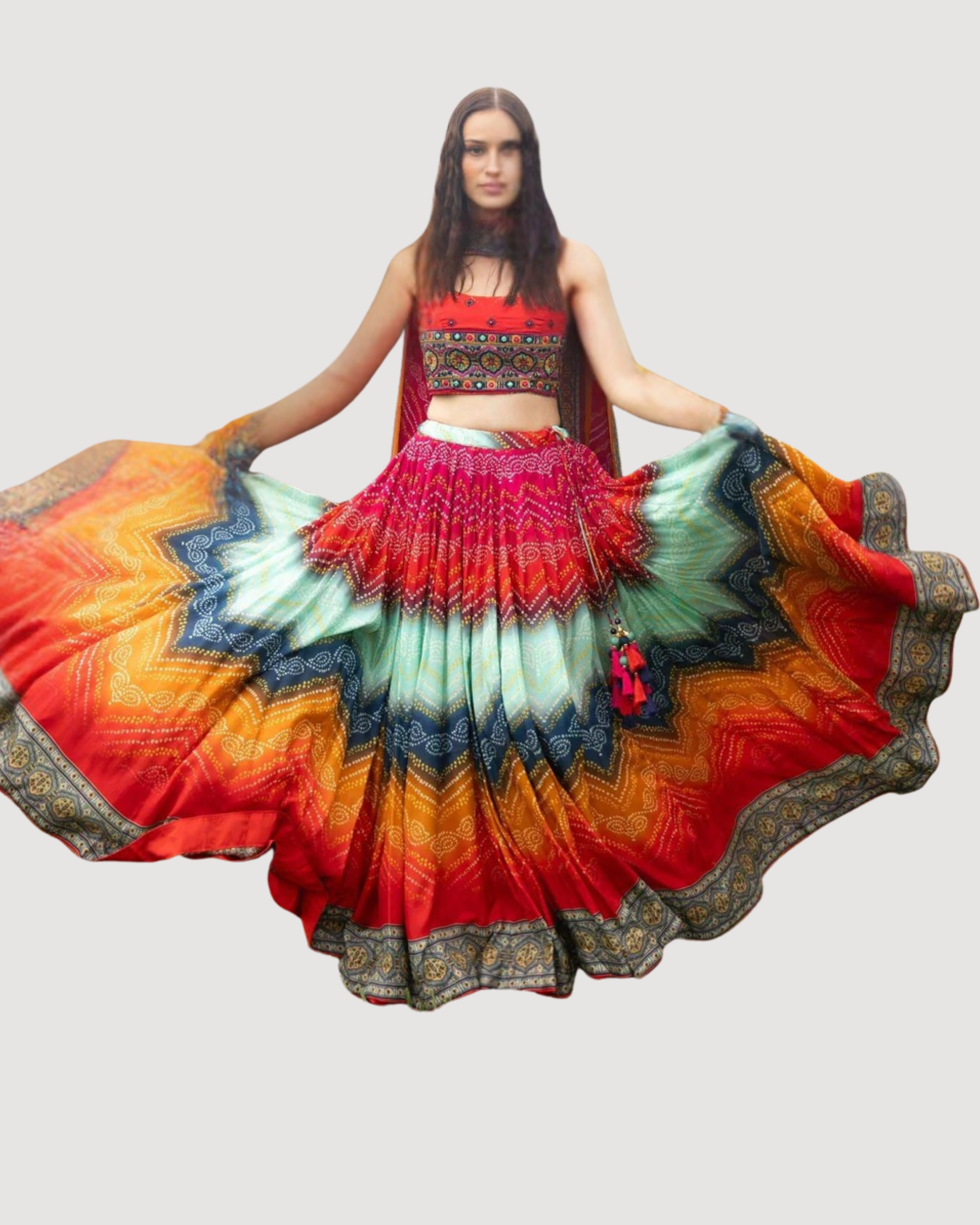 Destiny Multicolor Lehenga Choli Set