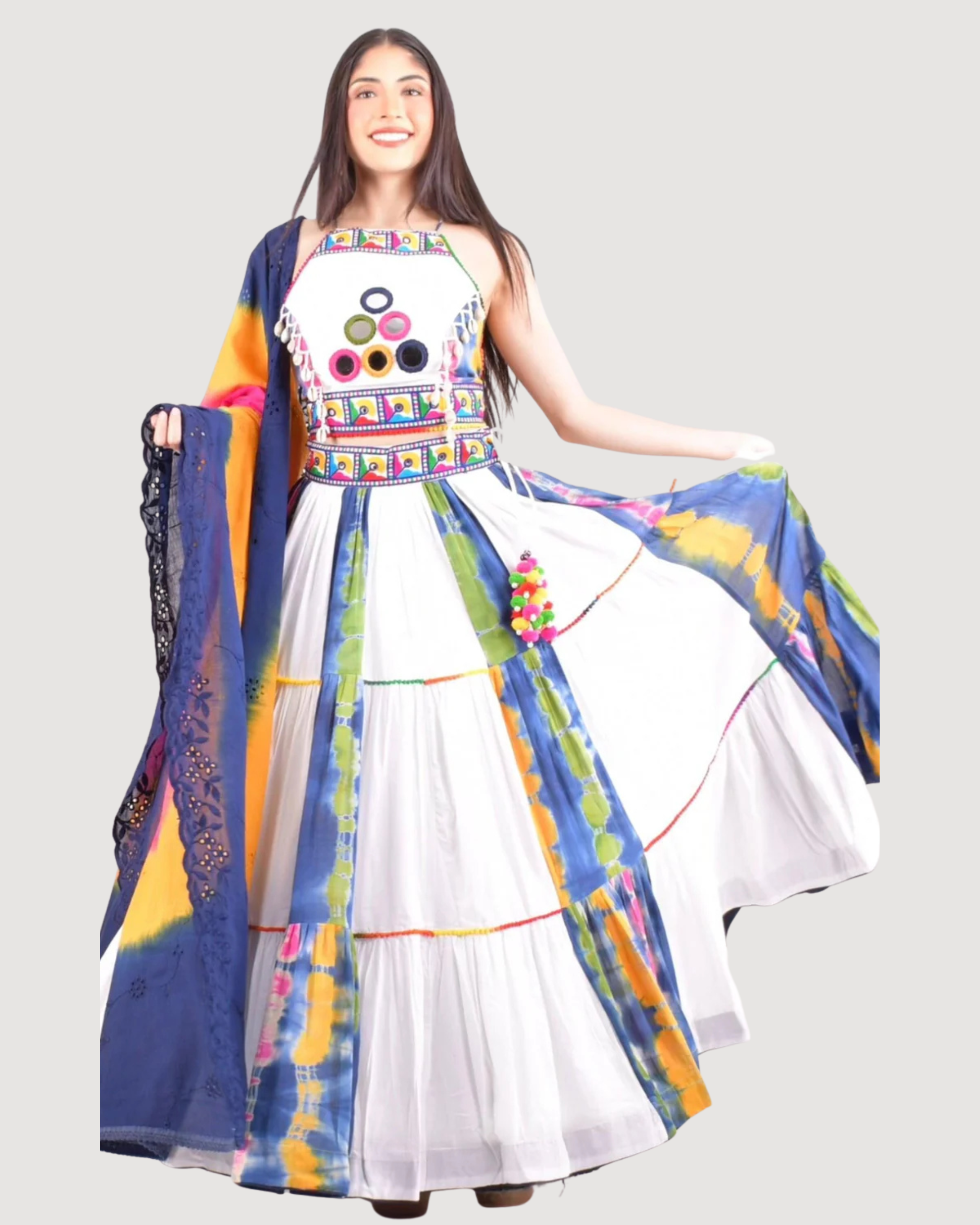 Noor Cotton Tie-Dye Chaniya Choli