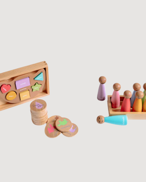 Wooden Toy Bundle • Gujarati | Hindi