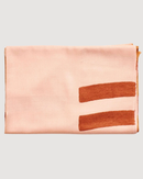 Canyon Orange Hand Embroidered Hand Woven Merino Blend Scarf