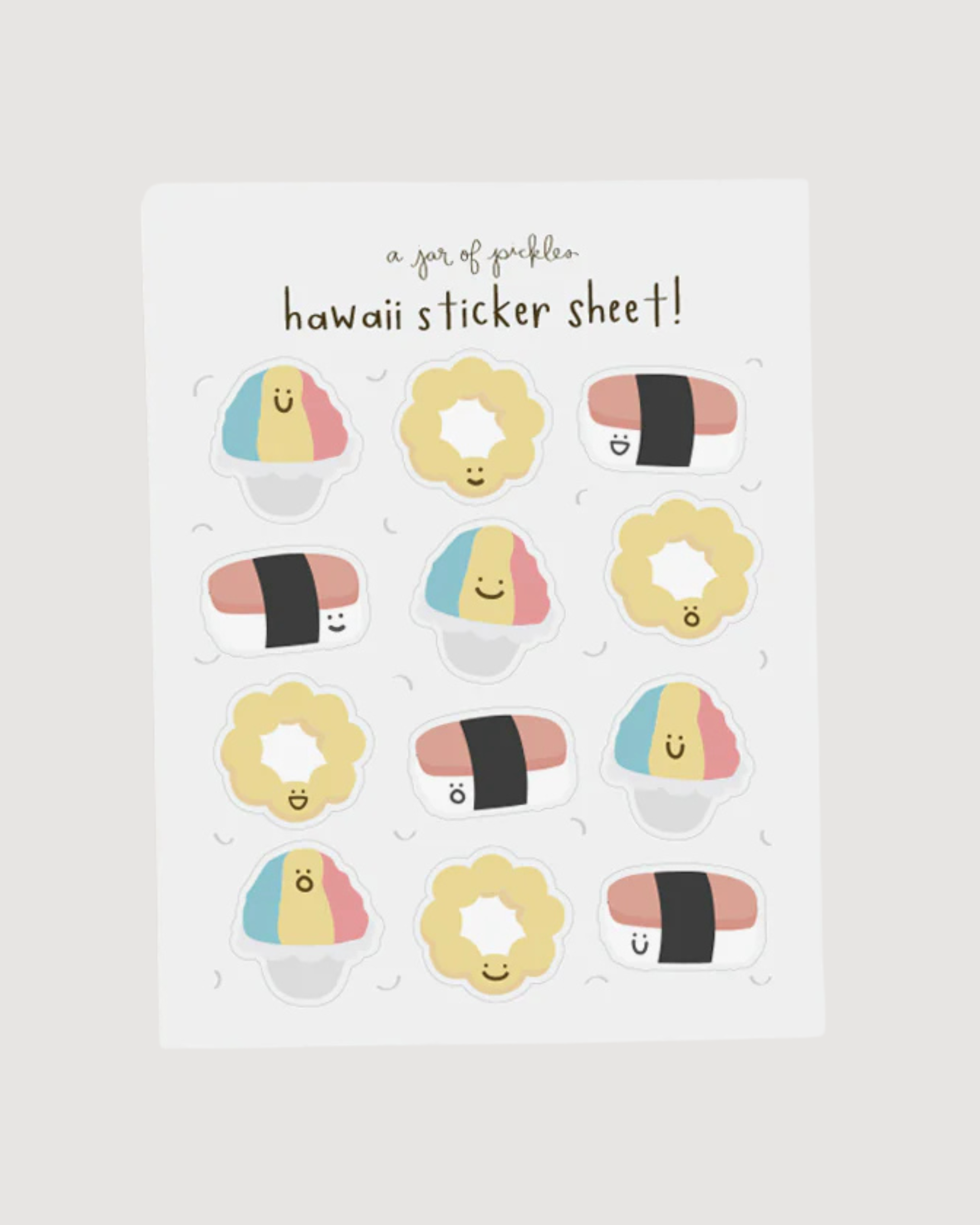 Hawaii Sticker Sheet