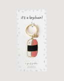Spam Musubi Enamel Keychain