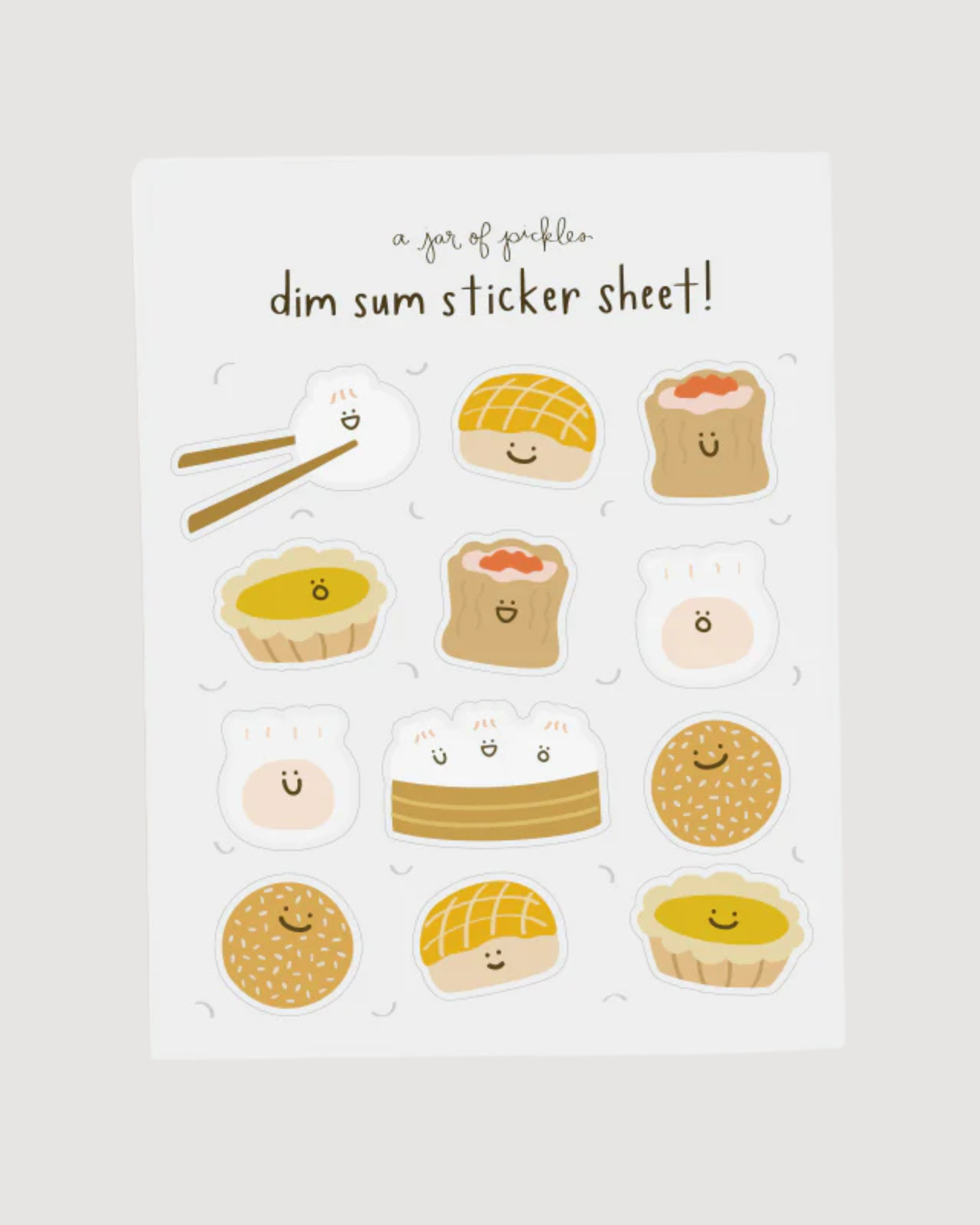 Dim Sum Sticker Sheet