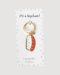 Sushi Enamel Keychain