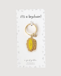 Dan Tat Egg Tart Enamel Keychain