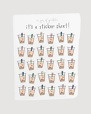 Mini Boba Clear Sticker Sheet