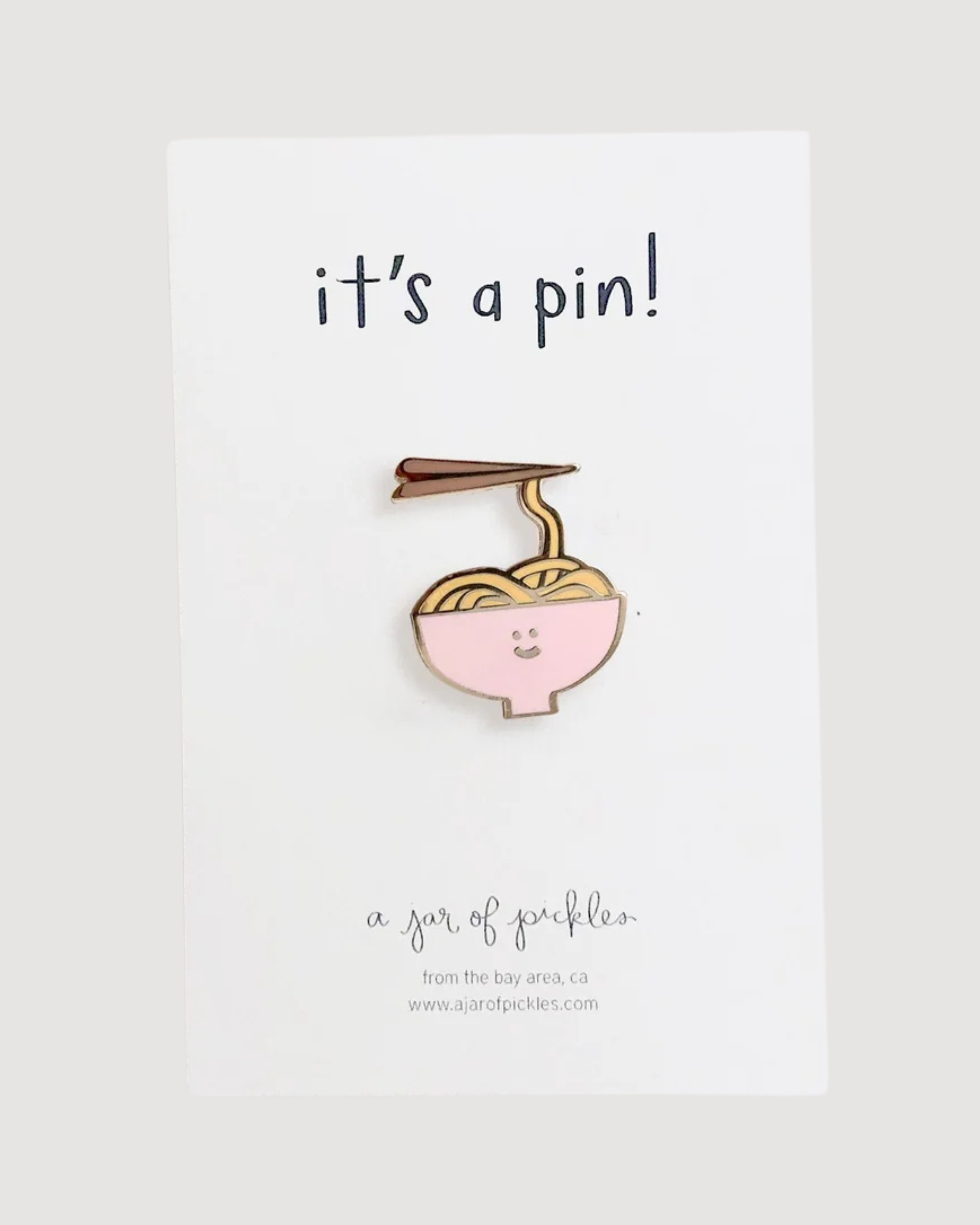 Noodle Bowl Pin