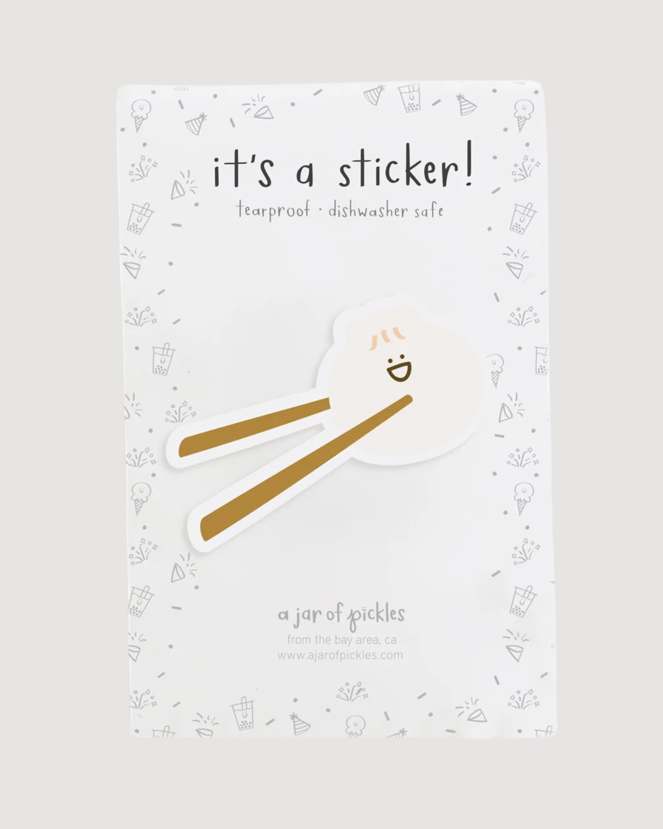 Bao Dumpling Vinyl Sticker