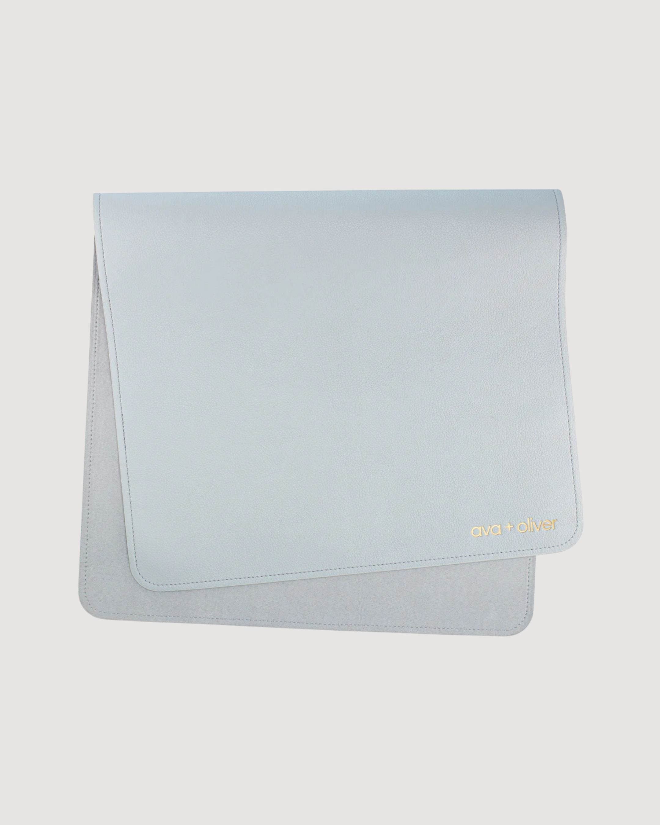 Vegan Leather Changing Mat | Blue