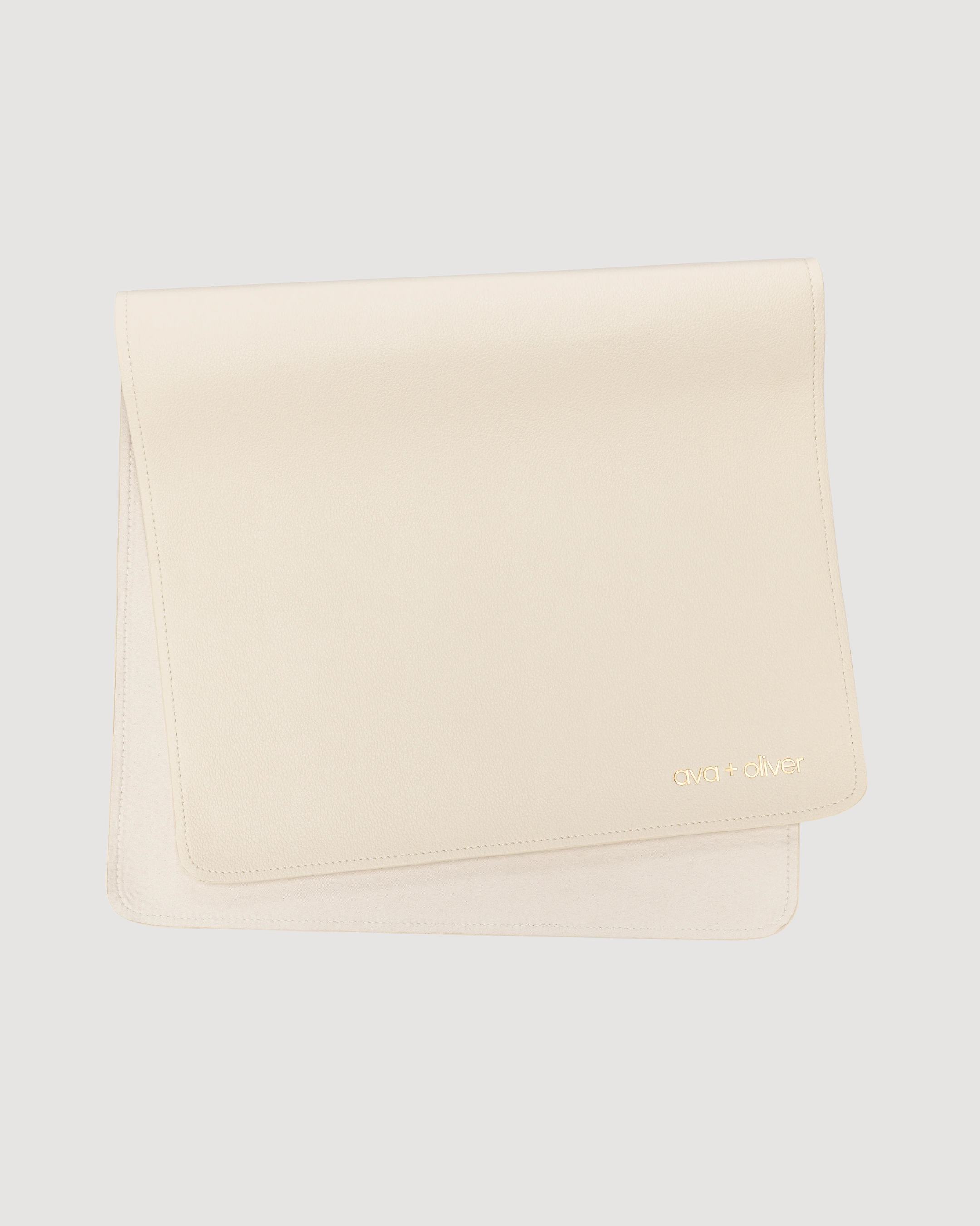 Vegan Leather Changing Mat | Cream