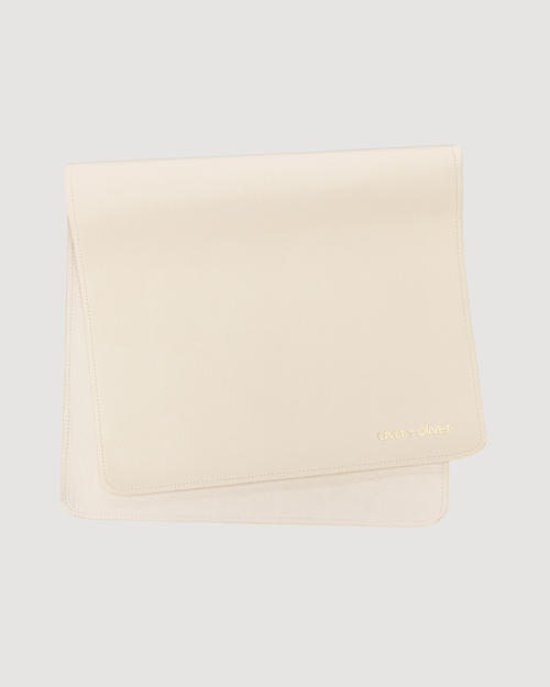 Vegan Leather Changing Mat, Cream - CULTR