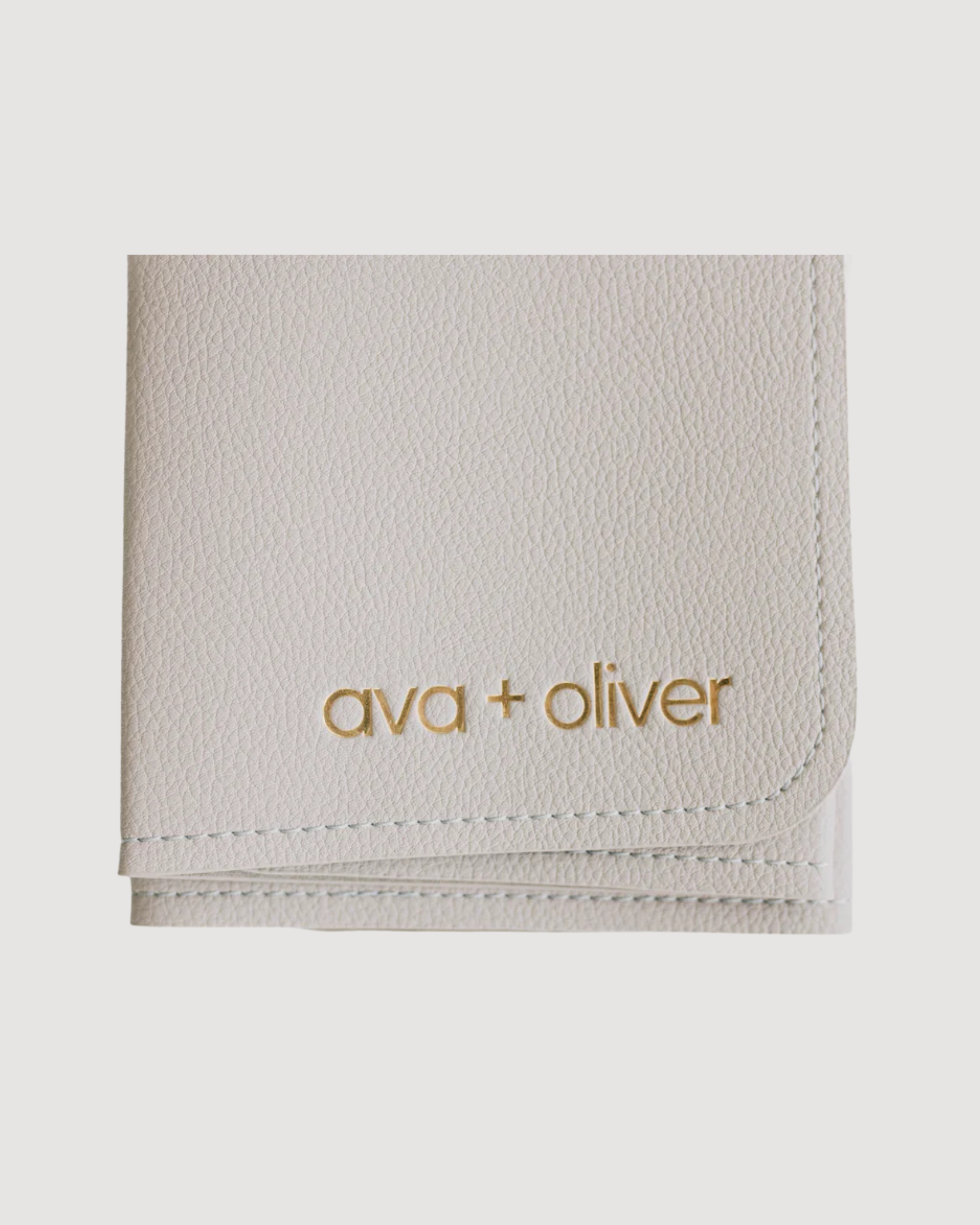 Vegan Leather Changing Mat | Grey