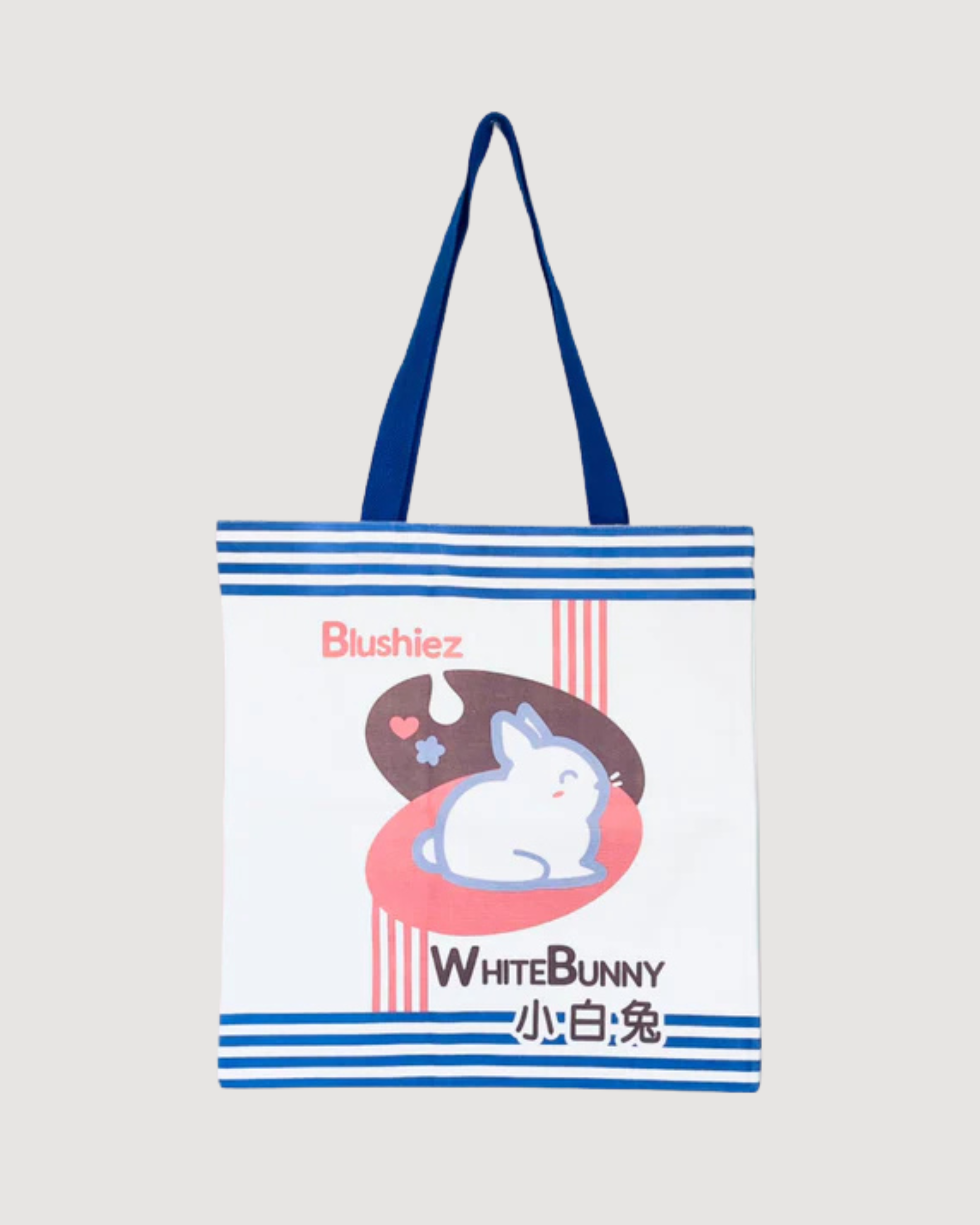 White Bunny Tote Bag