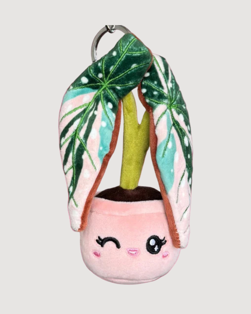 Variegated Begonia Maculata Plush Keychain - CULTR