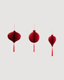 Honeycomb Red Lanterns, Set of 6 - CULTR