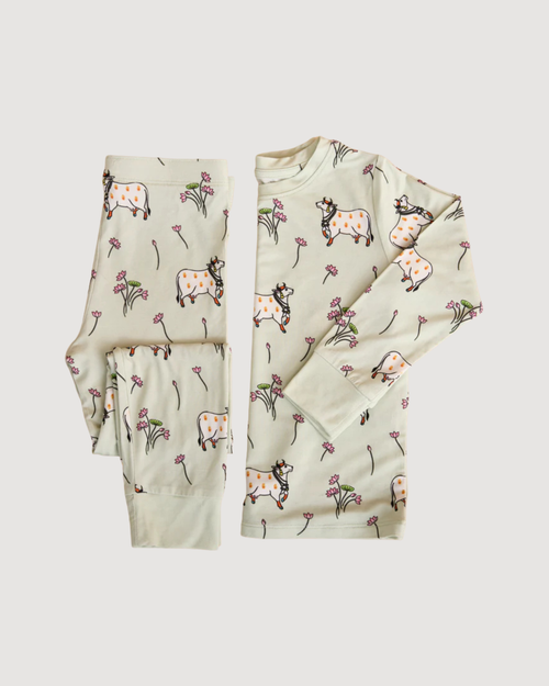 Pichwai Pastures Toddler PJ Set - CULTR