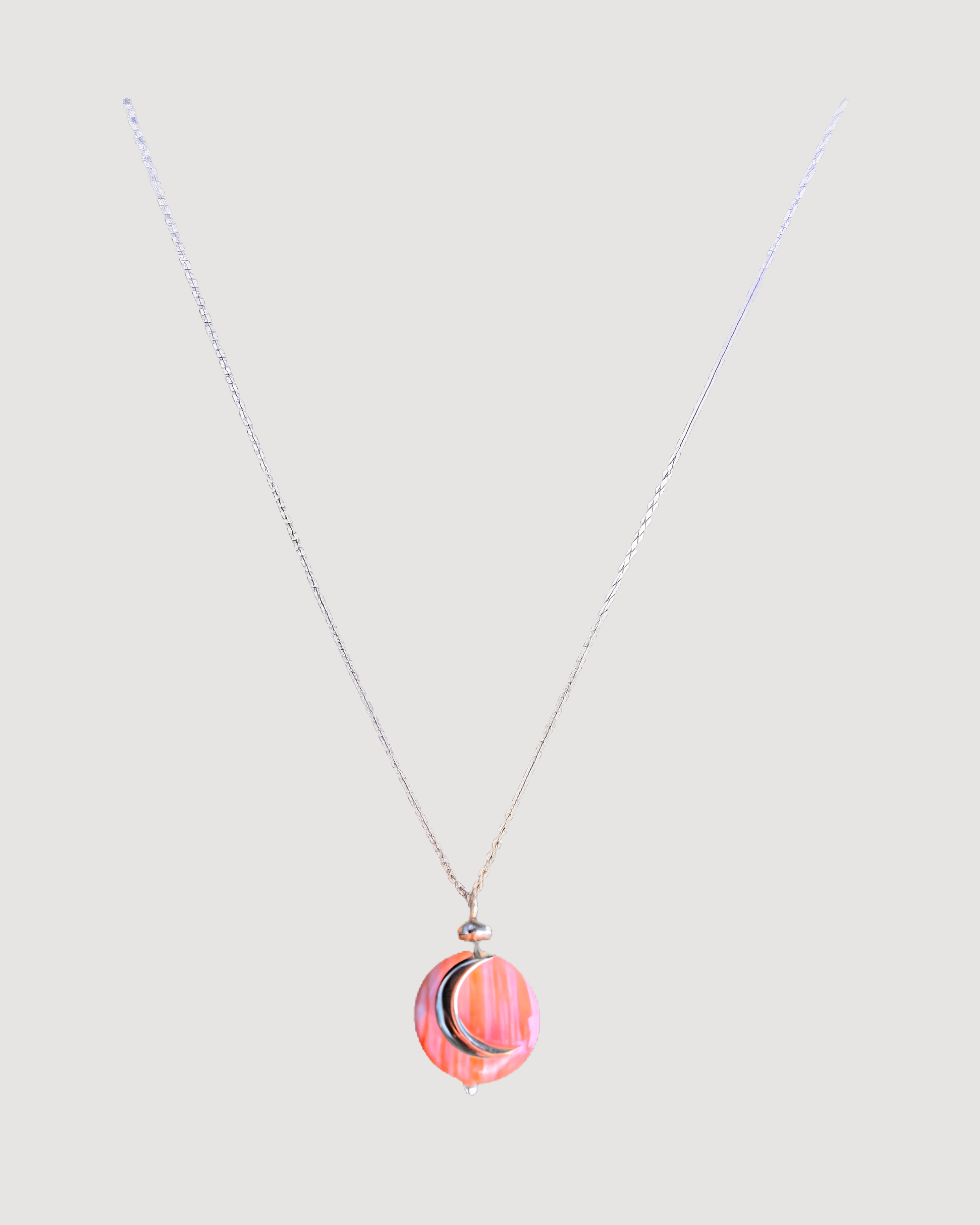 Sun and Moon Spondy Necklace (Spondylus)