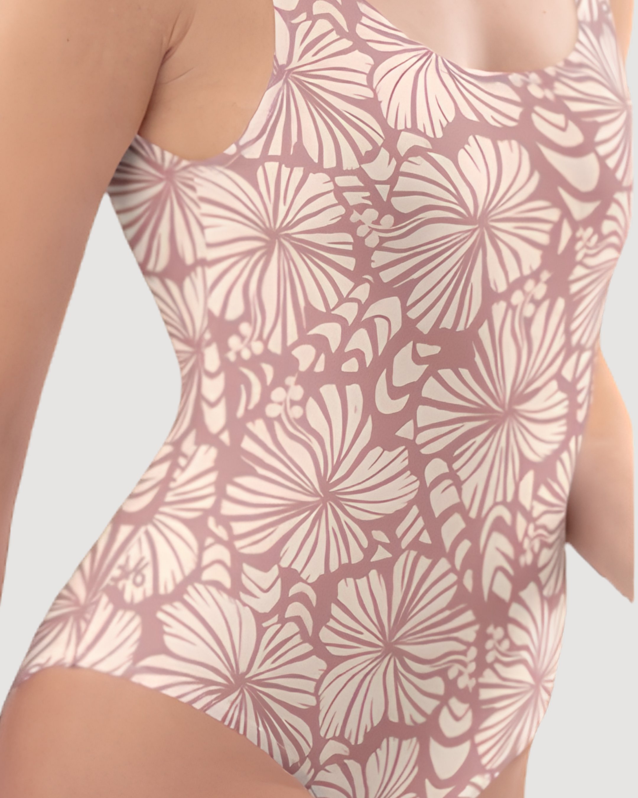 Hibiscus & Shells Recycled One-Piece Swimwear
