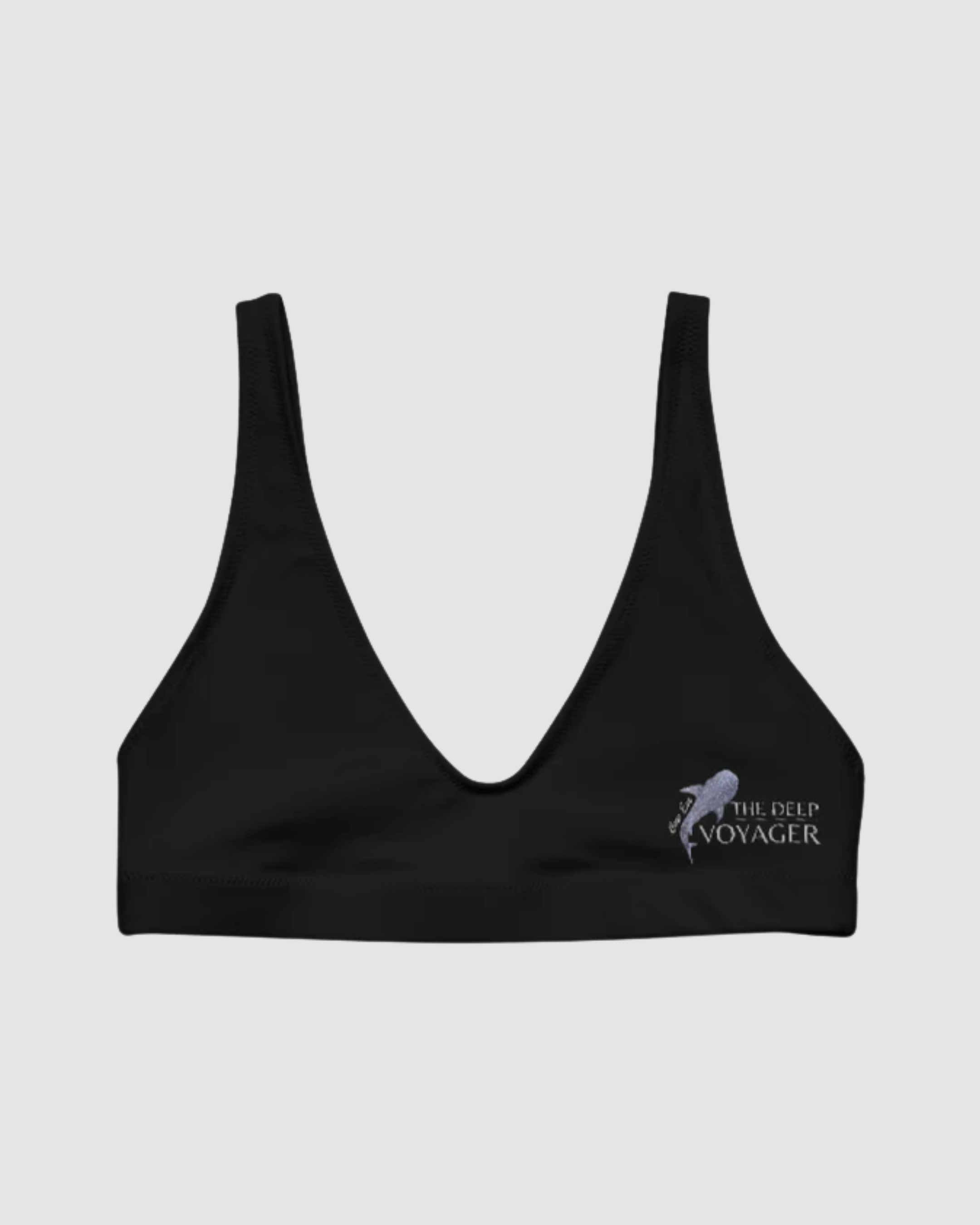 Deep Voyager Recycled Black Swim and Sports Top