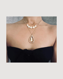 Resin Pikake Necklace, Gold Plated Nickel and Lead Free - CULTR