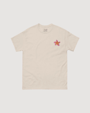 Pualani Crown Embroidered Plumeria Tee, 100% Organic Cotton - CULTR