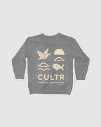 CULTR Kids Icons Fleece Crewneck