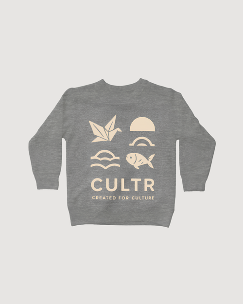 CULTR Kids Icons Fleece Crewneck