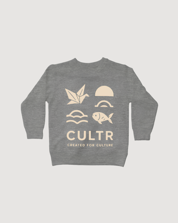 CULTR Kids Icons Fleece Crewneck