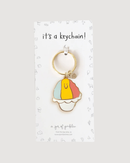 Shave Ice Enamel Keychain