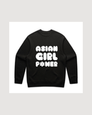 Asian Girl Power Bubble Sweatshirt