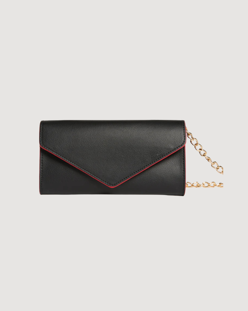 Gala Clutch / Wallet-on-Chain (Black)