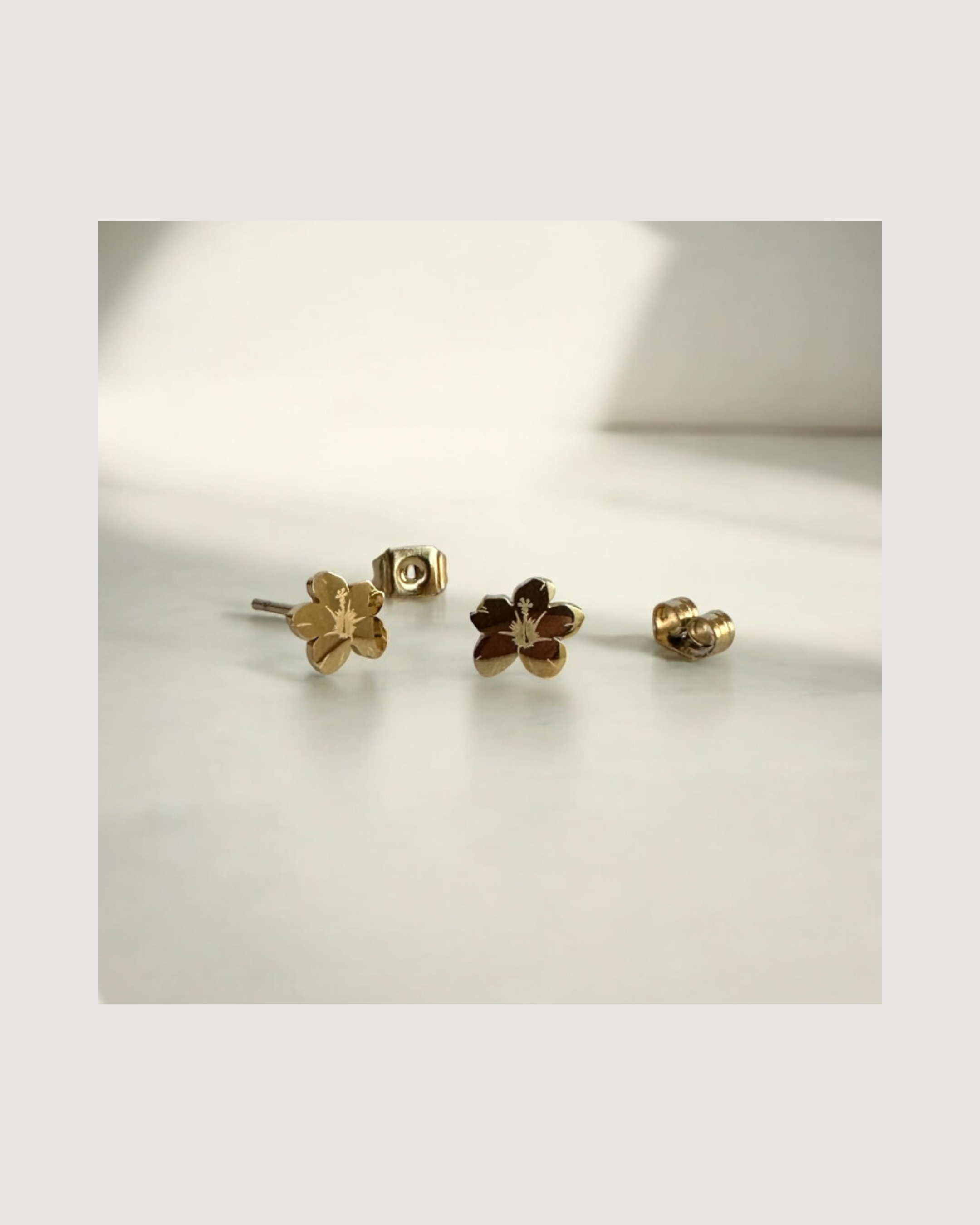 Hibiscus Flower Studs