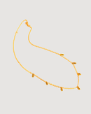 RICE Bead Chain Strand Necklace | 18K Gold Over Sterling Silver