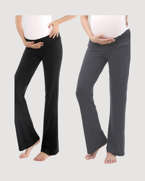 Below Bump Maternity Postpartum Pajama Pants (2 Pack)