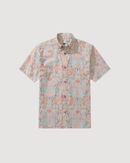 Men's Hawaiian Shirt Ocean Dream By Samantha O' Malley Cotton Button-down Short Sleeve Aloha Shirt