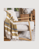 Hand Woven Stripe Throw Blanket
