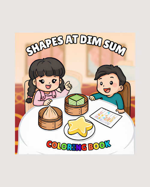 Shapes At Dim Sum Coloring Book