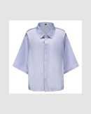Dori Brocade Straight Collar Shirt