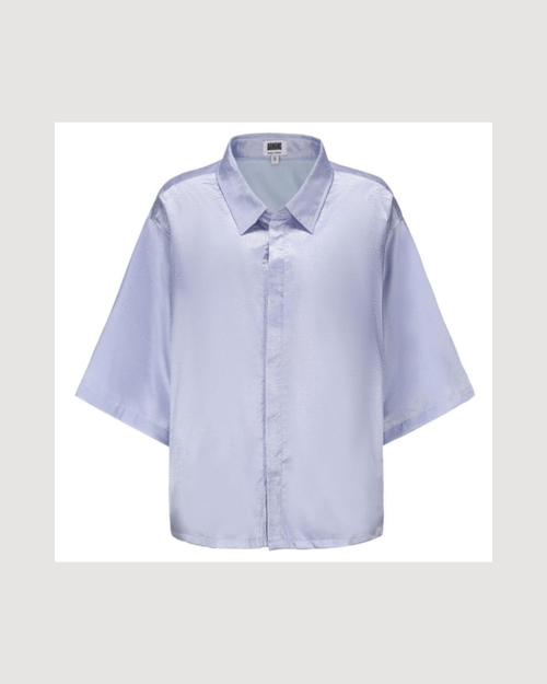Dori Brocade Straight Collar Shirt