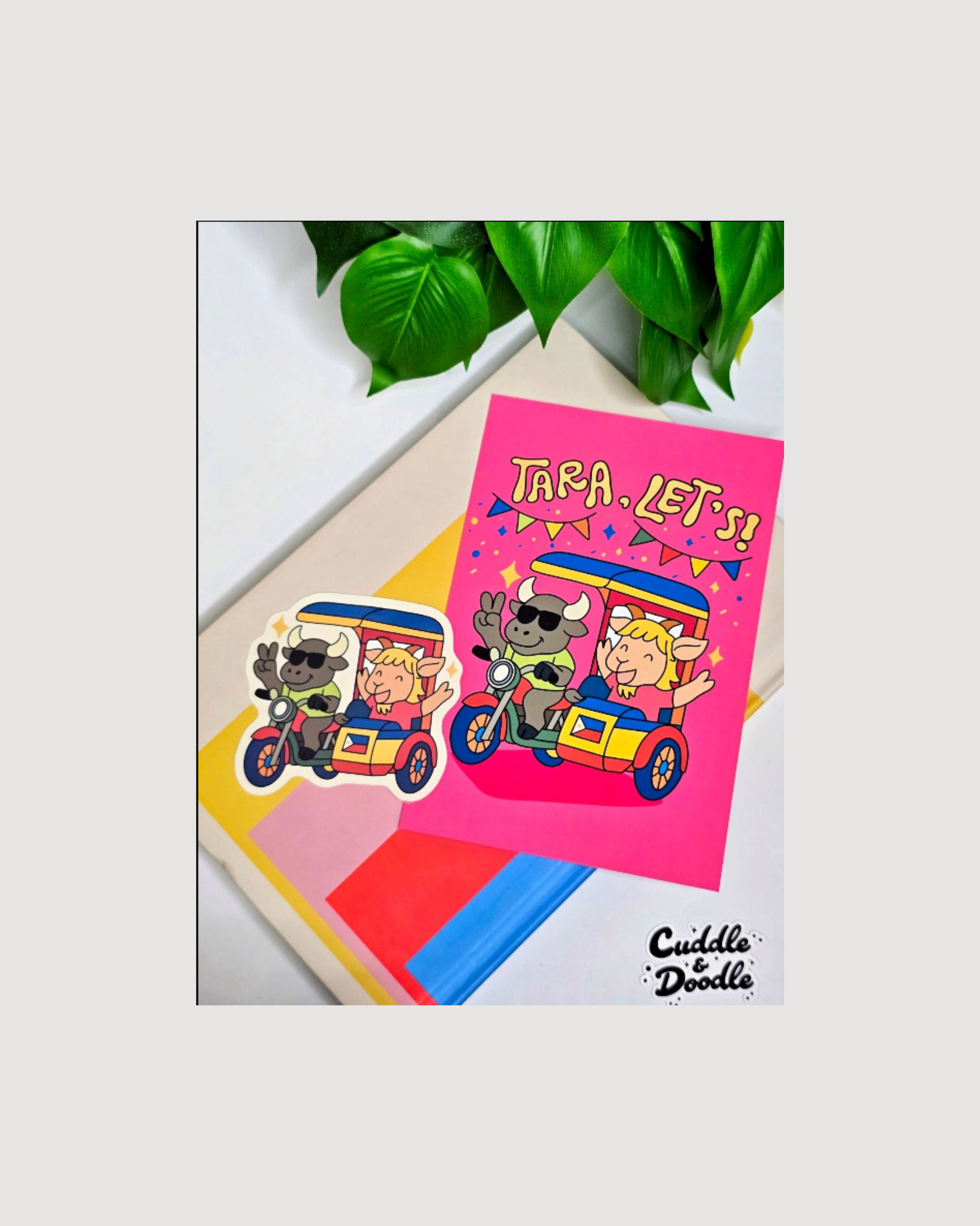 Filipino Tricycle Sticker & Art Print