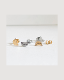 Dumplings Metal Stud Earrings